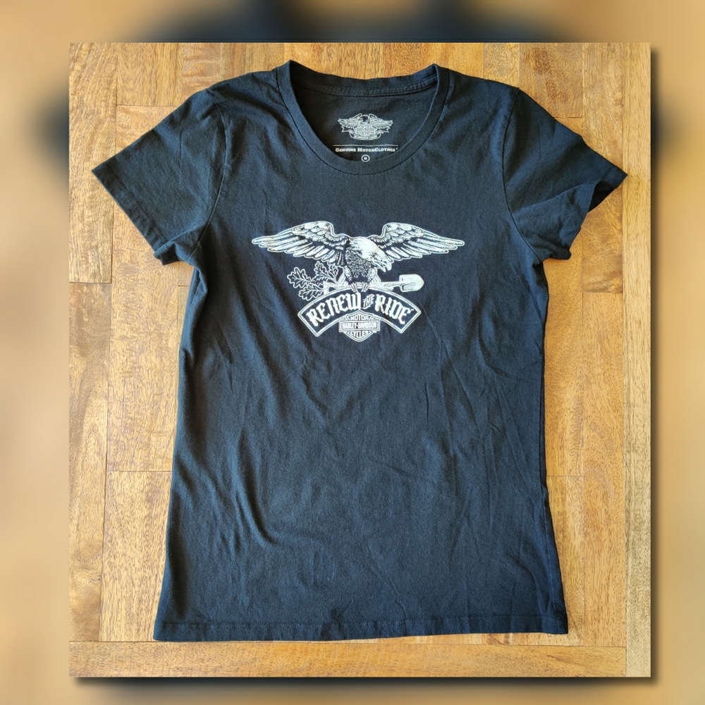 🆕 Harley-Davidson RENEW THE RIDE Tee Shirt